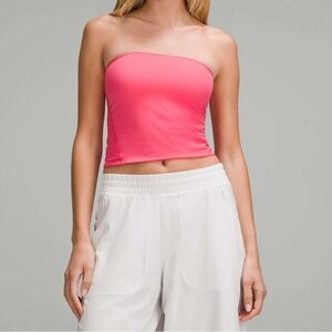 Lululemon Nulu Tube top glaze pink